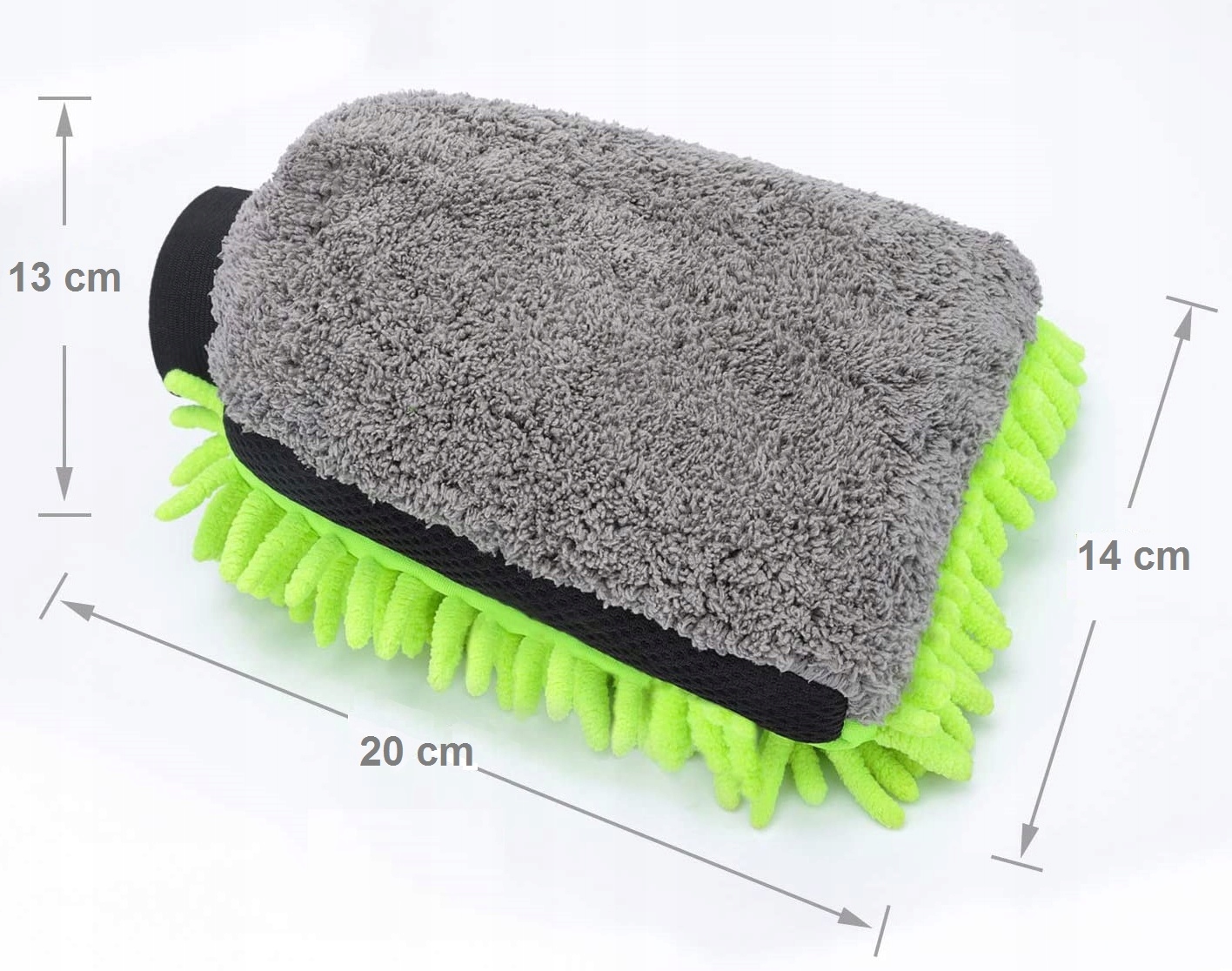 image-1767.jpeg Rękawica Do Mycia Auta Samochodu Lakieru Szyb Wysoka Chłonność Mikrofibra