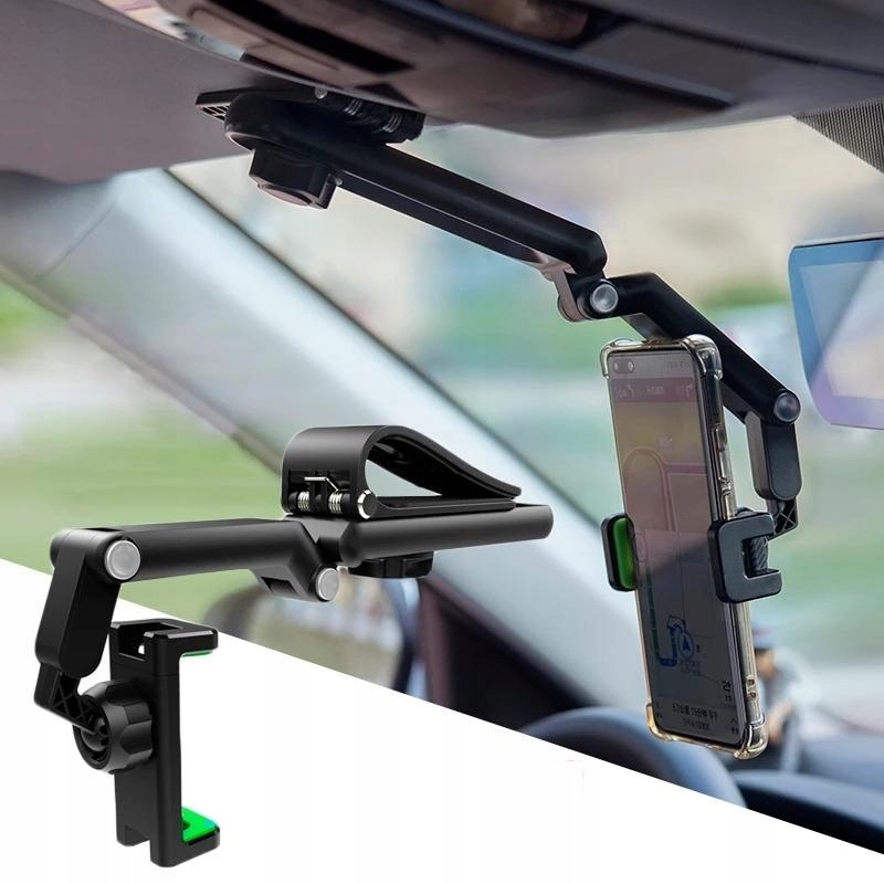 Samochodowy Uchwyt Na Telefon Na Osłonę Przeciwsłoneczną Do Samochodu Domu