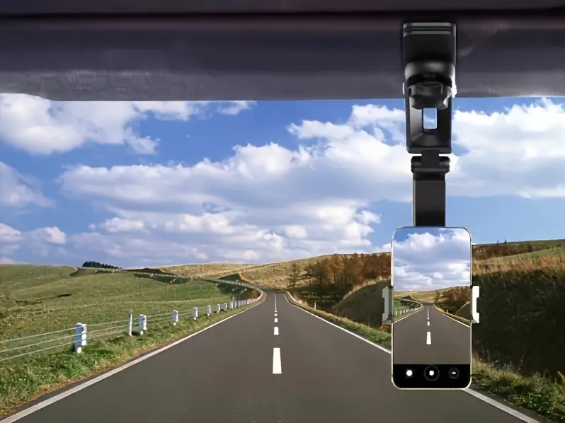 Samochodowy Uchwyt Na Telefon Na Osłonę Przeciwsłoneczną Do Samochodu Domu