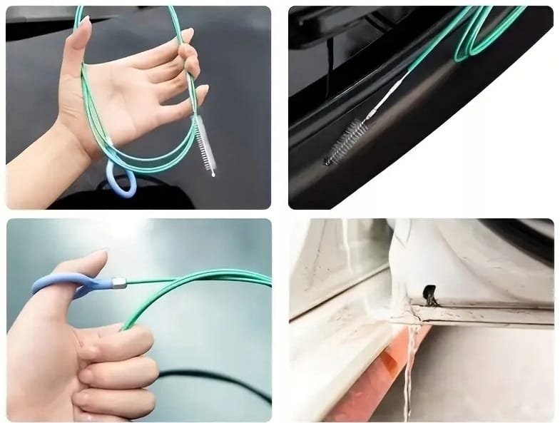 Szczotka Wąż Do Czyszczenia Rur Kanałów Odpływu Szyberdachu Wycior 5 Metrów