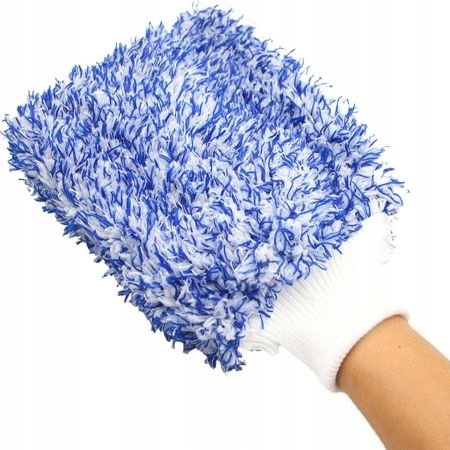Rękawica Do Mycia Auta Samochodu Szyb Delikatna Mikrofibra