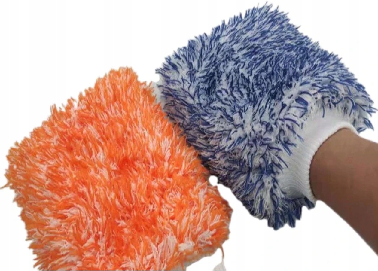 Rękawica Do Mycia Auta Samochodu Szyb Delikatna Mikrofibra