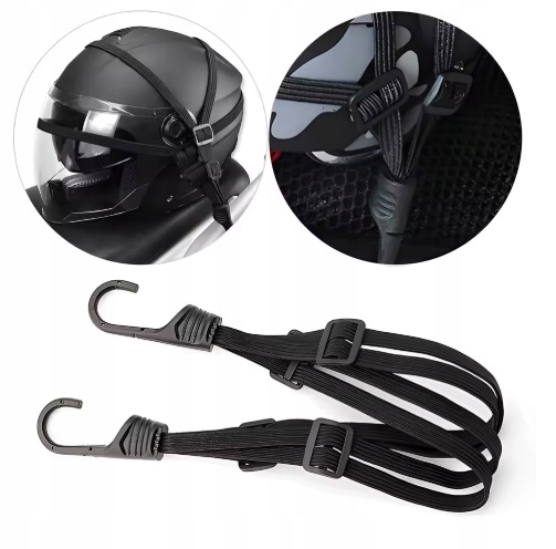 image-1824.jpeg Linka Guma Pasek Elastyczny Do Mocowania Bagażu Transportu Siatka Do Kasku