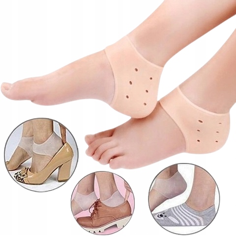 Osłony Na Spękane Pięty Żelowe Podpiętki Silikonowe Ostrogi Piętowe Para