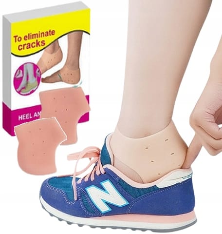 image-1872.jpeg Osłony Na Spękane Pięty Żelowe Podpiętki Silikonowe Ostrogi Piętowe Para