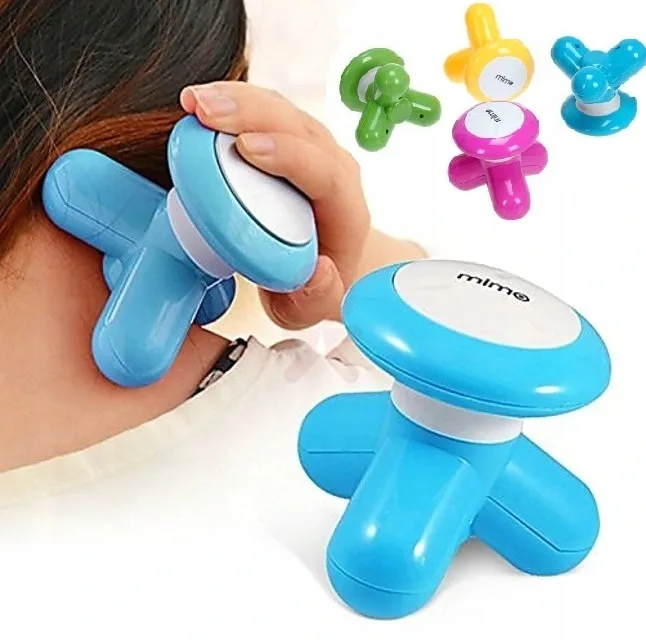 Mini Masażysta Na Baterie + Kabel Usb Ulga Wibruje