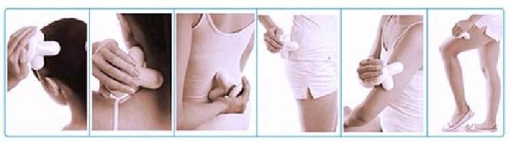 Mini Masażysta Na Baterie + Kabel Usb Ulga Wibruje