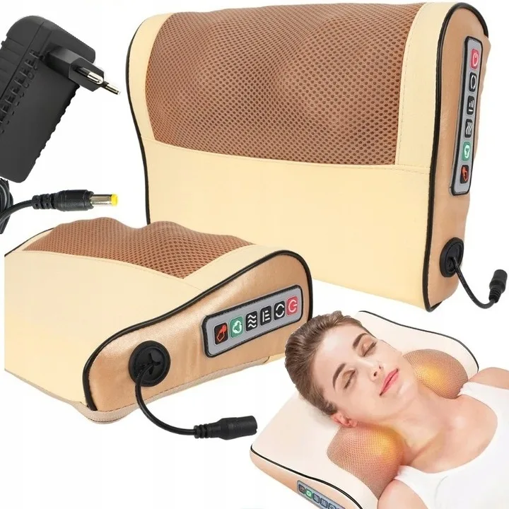 image-1889.jpeg Masażer Grzejący Poduszka Shiatsu Masująca Pleców Kark Ciało Plecy Nogi