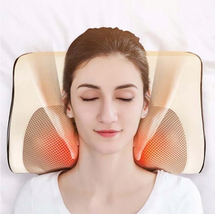 Masażer Grzejący Poduszka Shiatsu Masująca Pleców Kark Ciało Plecy Nogi
