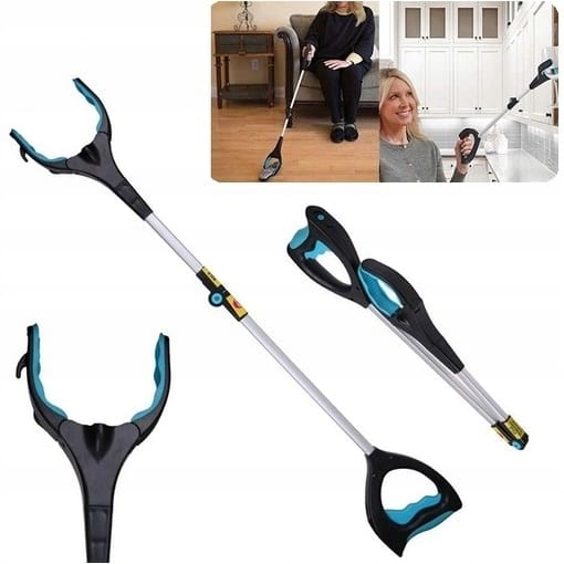 Chwytak Łapacz Pomocna Dłoń Do Podnoszenia Śmieci Liści Sprzątania Latarka