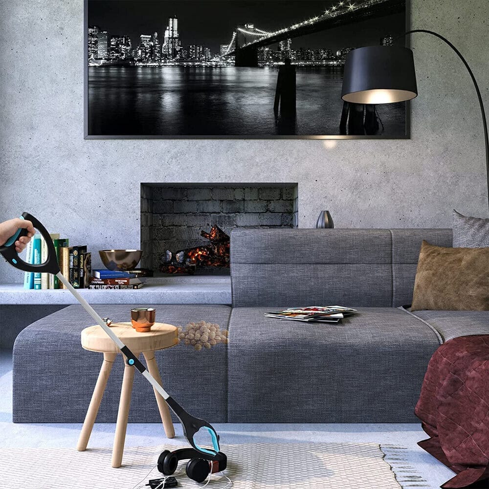 Chwytak Łapacz Pomocna Dłoń Do Podnoszenia Śmieci Liści Sprzątania Latarka