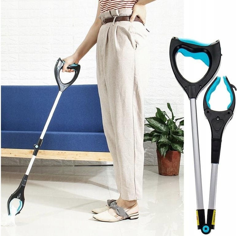 Chwytak Łapacz Pomocna Dłoń Do Podnoszenia Śmieci Liści Sprzątania Latarka