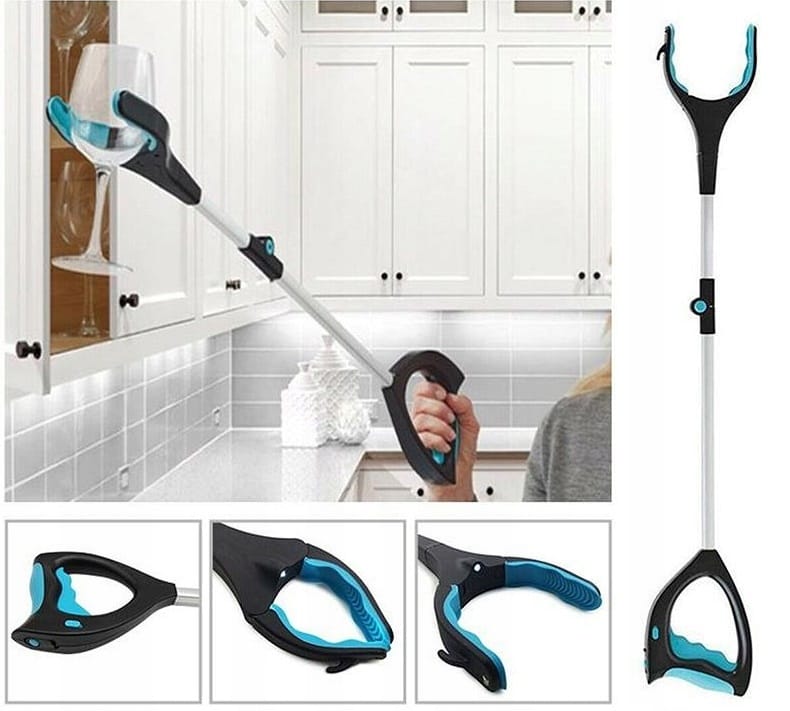 Chwytak Łapacz Pomocna Dłoń Do Podnoszenia Śmieci Liści Sprzątania Latarka