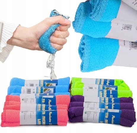 image-1963.jpeg Ściereczki Z Mikrofibry Ścierki Mikrofibra Czyścik Ściereczka Do Mycia X12