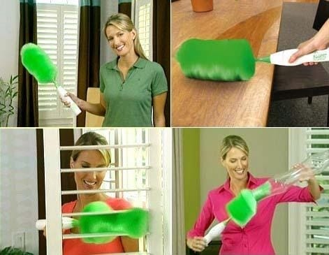 Elektryczna Szczotka Obrotowa Zmiotka Do Kurzu Brudu 3x Końcówki Na Baterie