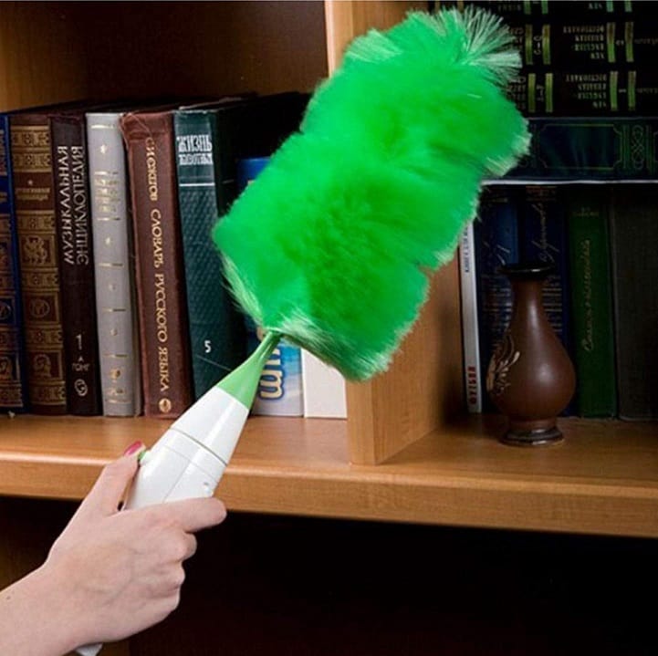 Elektryczna Szczotka Obrotowa Zmiotka Do Kurzu Brudu 3x Końcówki Na Baterie