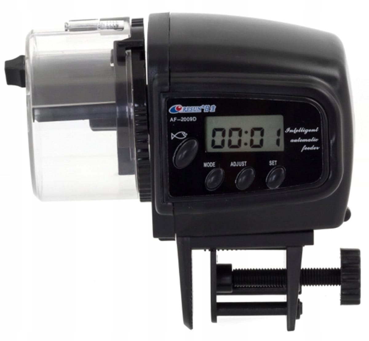 Karmnik Automatyczny Dla Ryb Rybek Podajnik Pokarmu Do Akwarium Lcd