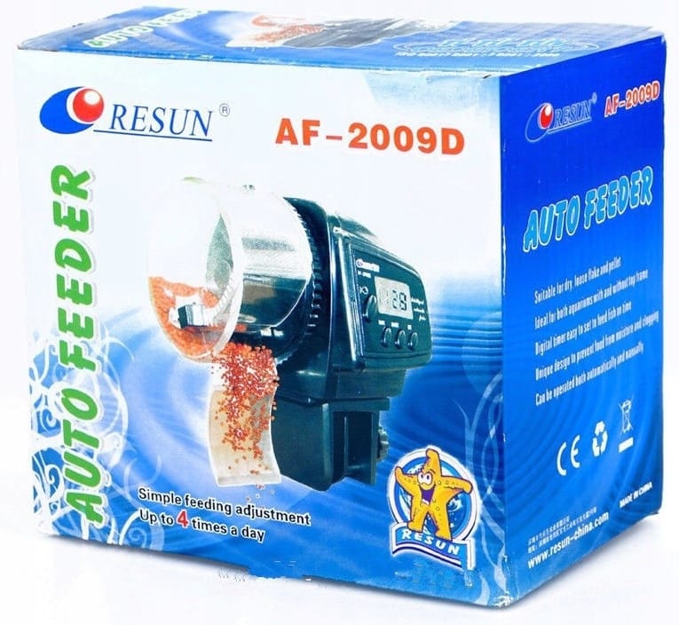 Karmnik Automatyczny Dla Ryb Rybek Podajnik Pokarmu Do Akwarium Lcd