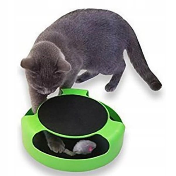 Biegająca Mysz Uciekająca Myszka Interaktywna Ruchoma Drapak Kota Kociąt