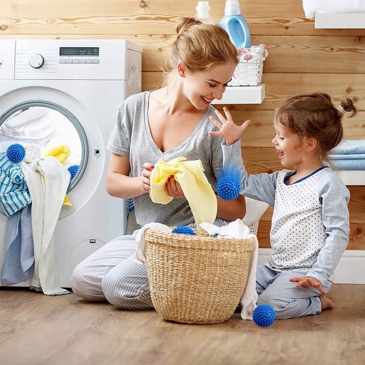 Kule Do Prania Pralki Zmiękczające Puchu Suszenia Piorące Piłki Kłaczki X4