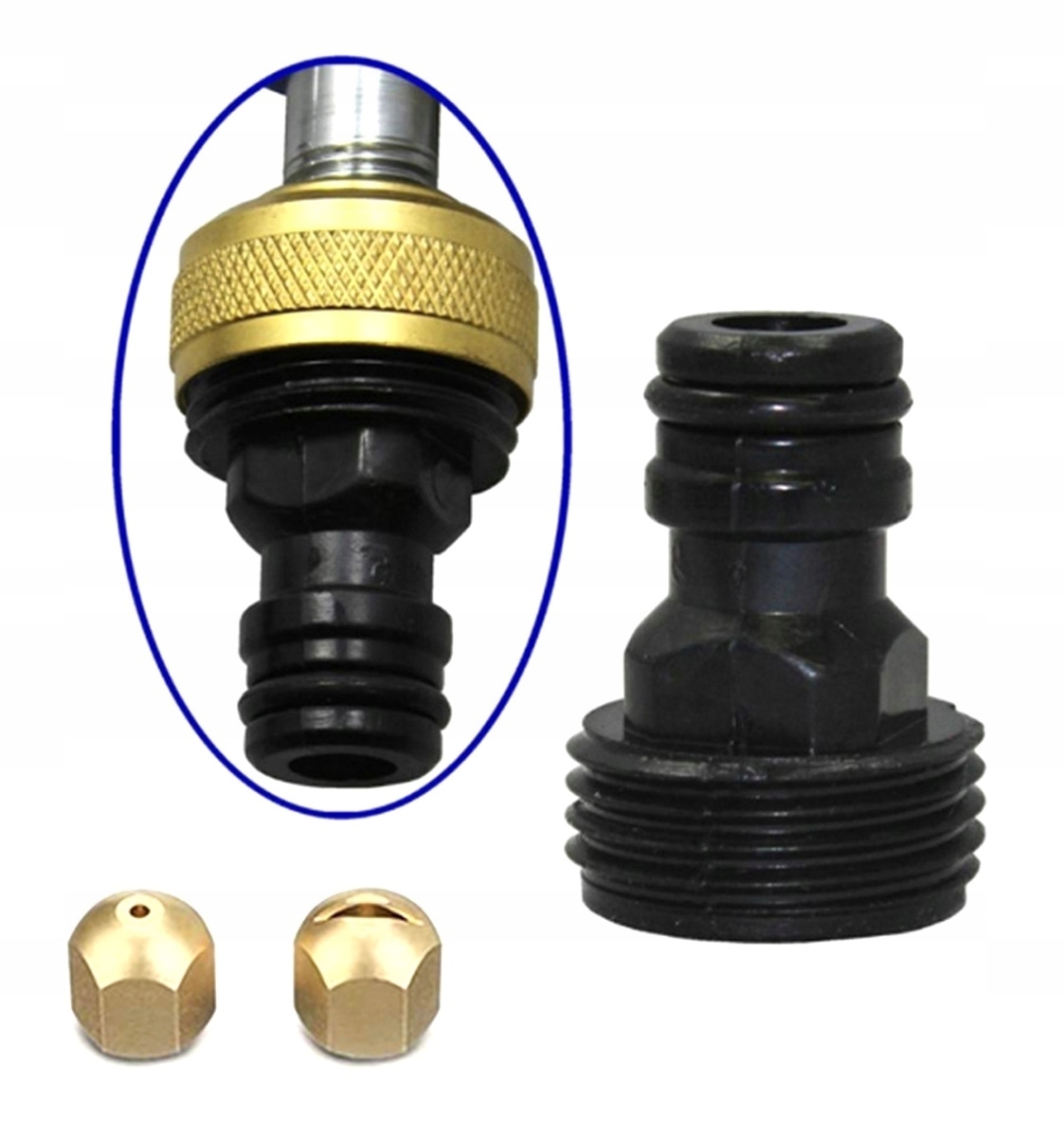 image-261.jpeg Ciśnieniowa Lanca Do Mycia Dysza Myjka Do Węża Ogrodowego 3/4'' Water Jet