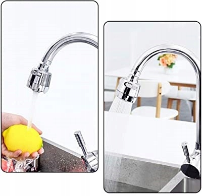 Przedłużka Do Kranu Baterii Perlator Wylewka 360°