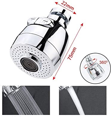 Przedłużka Do Kranu Baterii Perlator Wylewka 360°