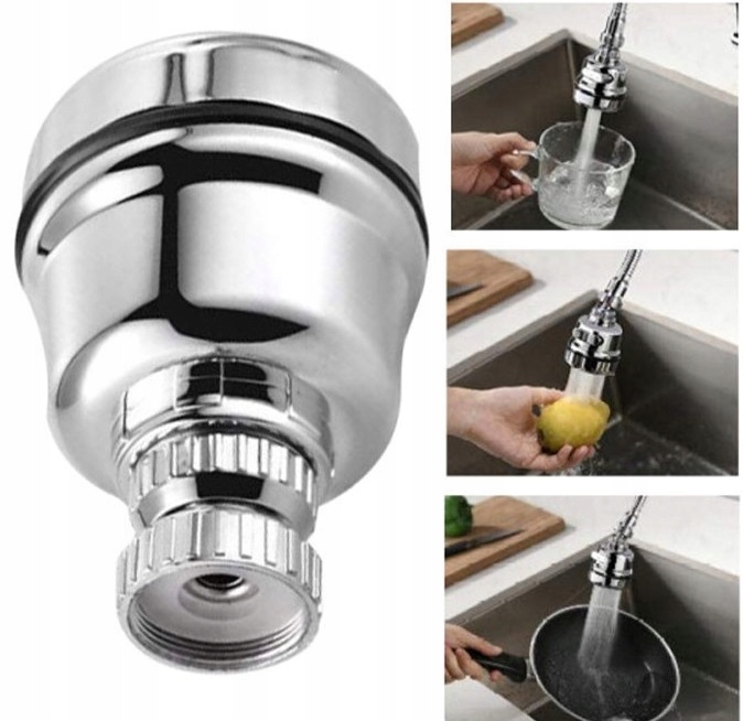 image-290.jpeg Przedłużka Do Kranu Baterii Perlator Wylewka 360°