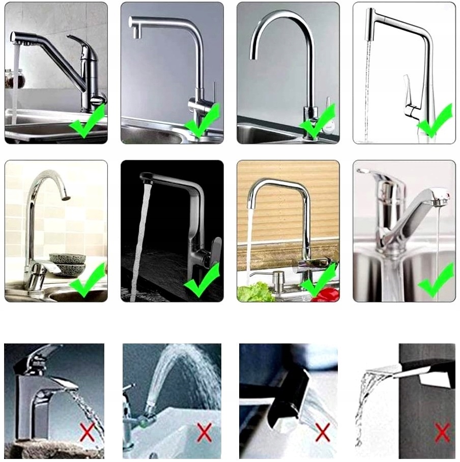 image-291.jpeg Przedłużka Do Kranu Baterii Perlator Wylewka 360°