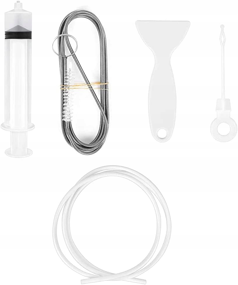 Zestaw Do Czyszczenia Lodówki Odpływu Na Lód Duża Strzykawka Szczoteczka