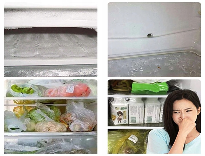 Zestaw Do Czyszczenia Lodówki Odpływu Na Lód Duża Strzykawka Szczoteczka