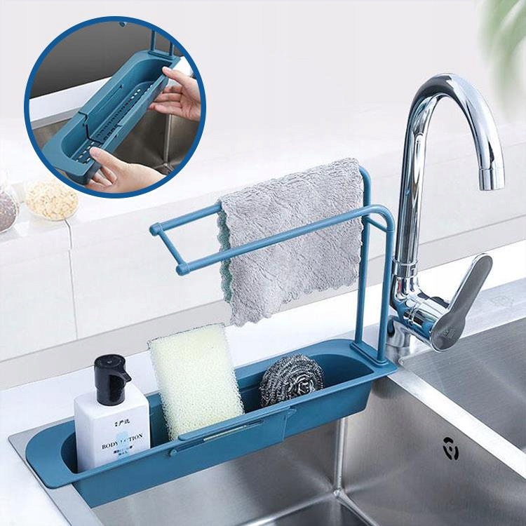 Półka Organizer Na Zlew Pojemnik Koszyk Ociekacz
