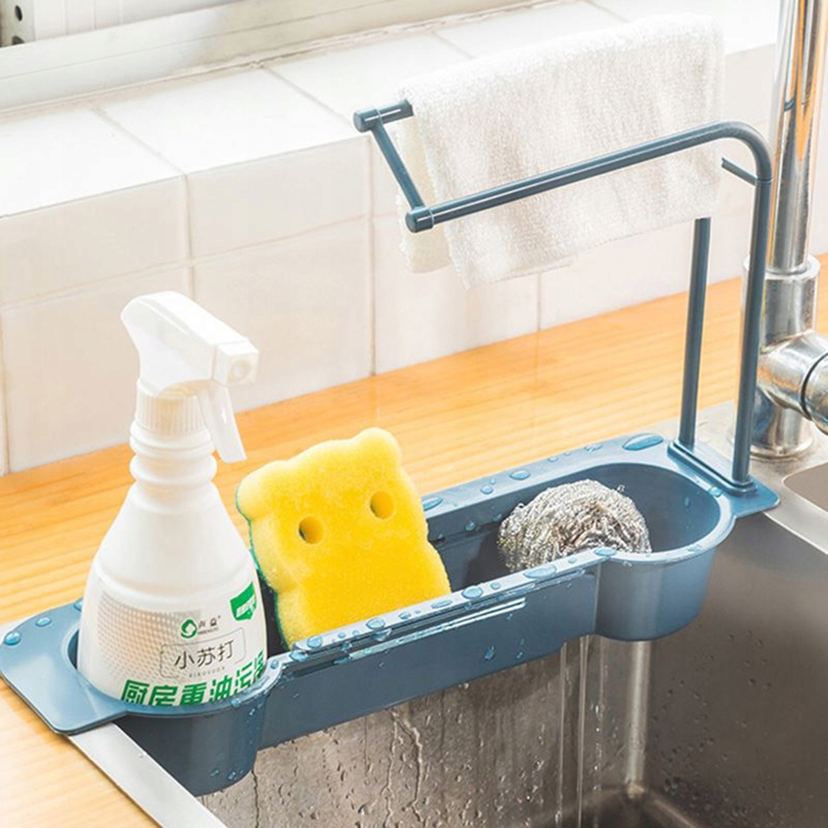 image-311.jpeg Półka Organizer Na Zlew Pojemnik Koszyk Ociekacz
