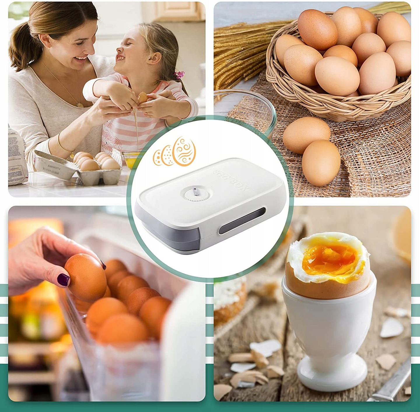 Pojemnik Na Jajka Do Lodówki Jajek Box Szuflada