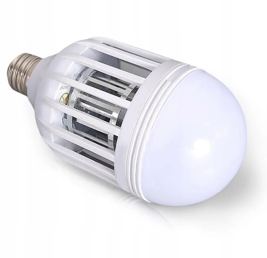 Lampa Żarówka Owadobójcza 2w1led Uv Komary 15w E27 Przeciw Owadom Insektom