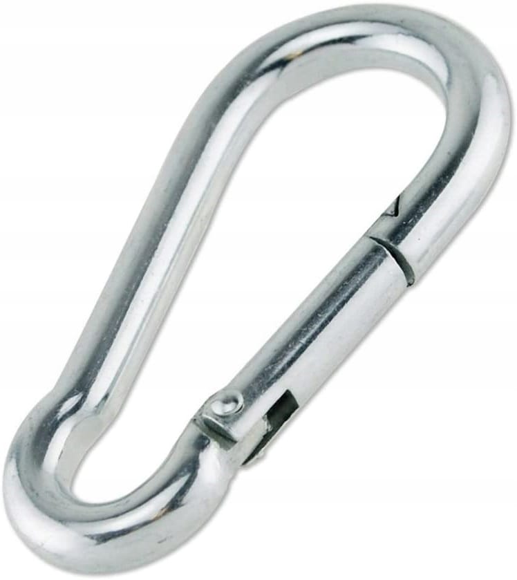 image-374.jpeg Karabińczyk Mocowanie Huśtawki Hamaka Nierdzewny Duży Wspinaczkowy Hak
