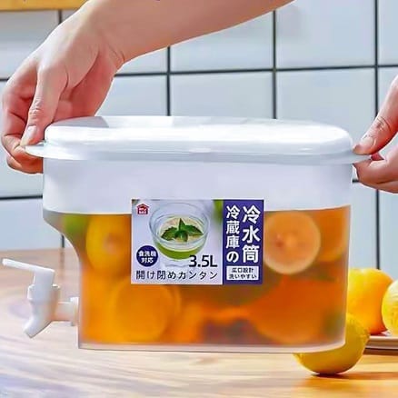 Pojemnik Na Zimne Napoje Wodę Z Kranem Do Lodówki