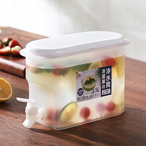 Pojemnik Na Zimne Napoje Wodę Z Kranem Do Lodówki