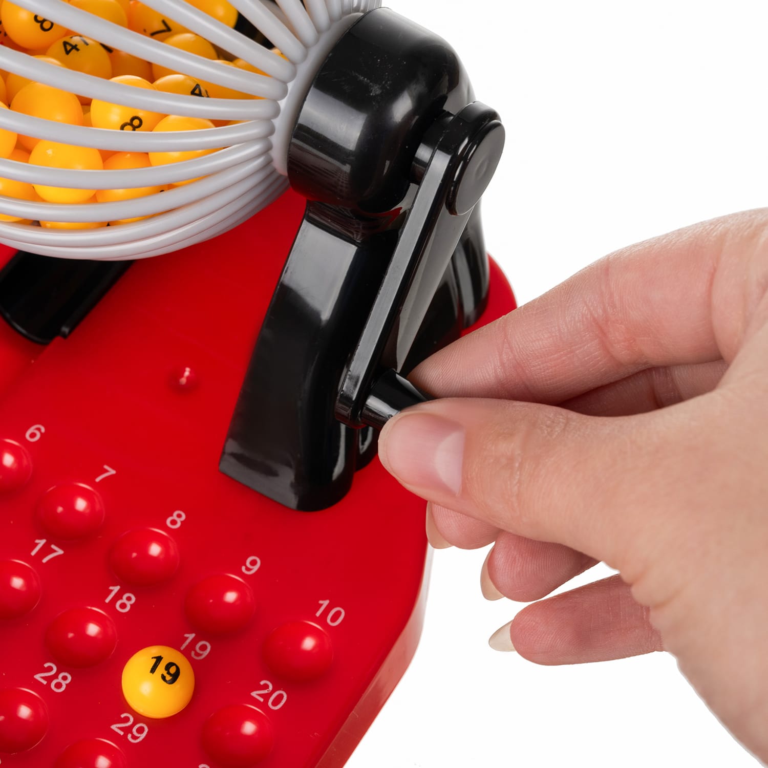 BINGO Gra Planszowa Zręcznościowa Towarzyska MASZYNA LOSUJĄCA LOTTO KULKI