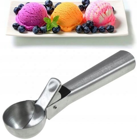 image-415.jpeg Gałkownica Łyżka Do Lodów Ziemniaków Puree Ryżu Stalowa