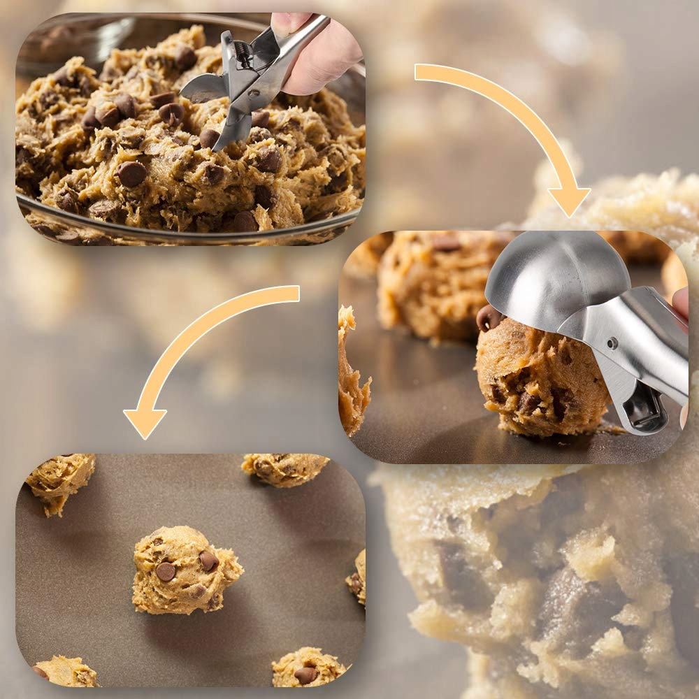 image-422.jpeg Gałkownica Łyżka Do Lodów Ziemniaków Puree Ryżu Stalowa