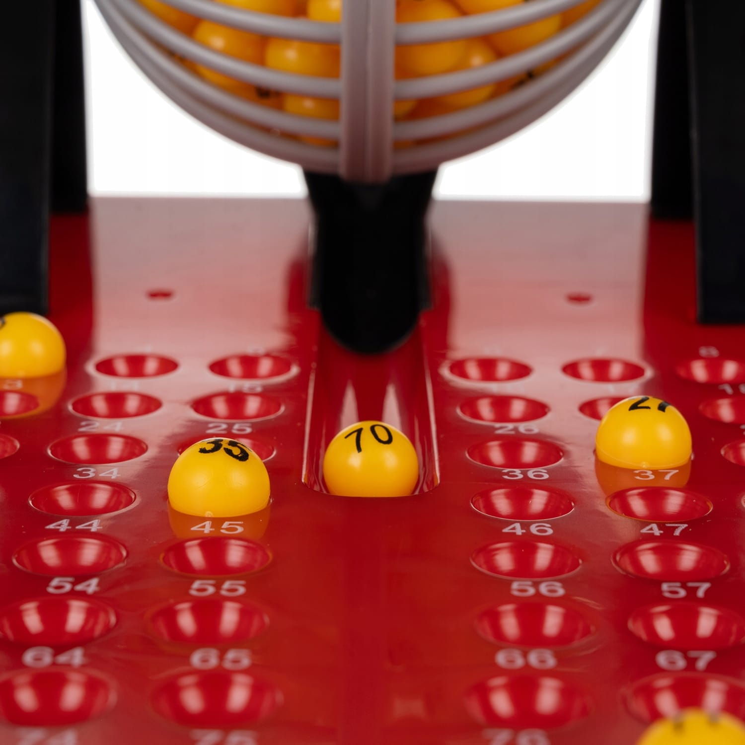 BINGO Gra Planszowa Zręcznościowa Towarzyska MASZYNA LOSUJĄCA LOTTO KULKI