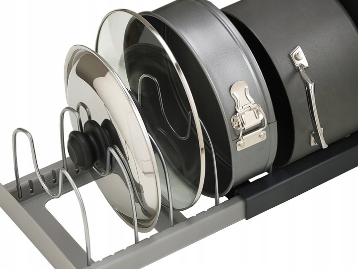 image-450.jpeg Stojak Na Pokrywy Organizer Rozsuwany Przykrywki Pokrywki Talerze Deski