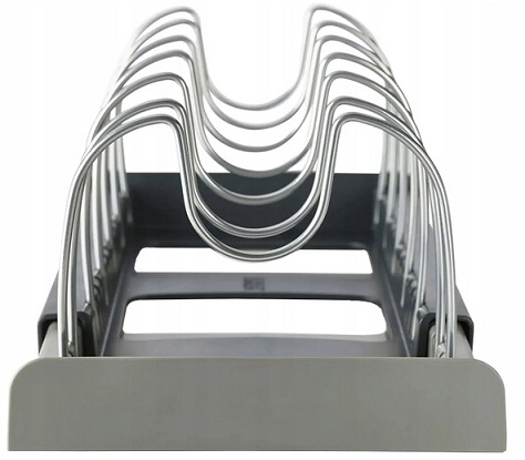 image-456.jpeg Stojak Na Pokrywy Organizer Rozsuwany Przykrywki Pokrywki Talerze Deski