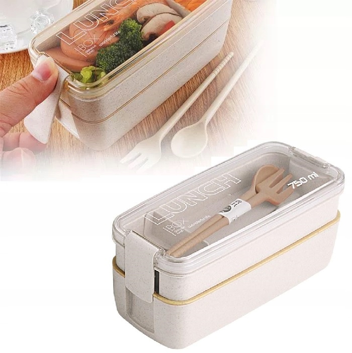 Śniadaniówka Lunch Box Pojemnik Na Śniadanie 750ml Do Pracy Szkoły