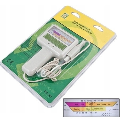 image-490.jpeg Miernik Basenowy Ph I Chloru Tester Do Wody Basenu Jacuzzi Mierzy Poziom