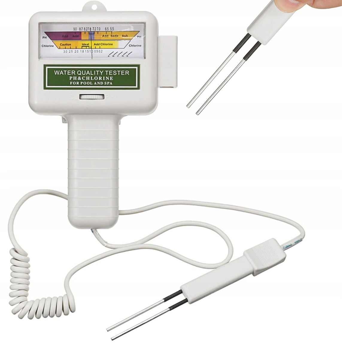 image-503.jpeg Miernik Basenowy Ph I Chloru Tester Do Wody Basenu Jacuzzi Mierzy Poziom