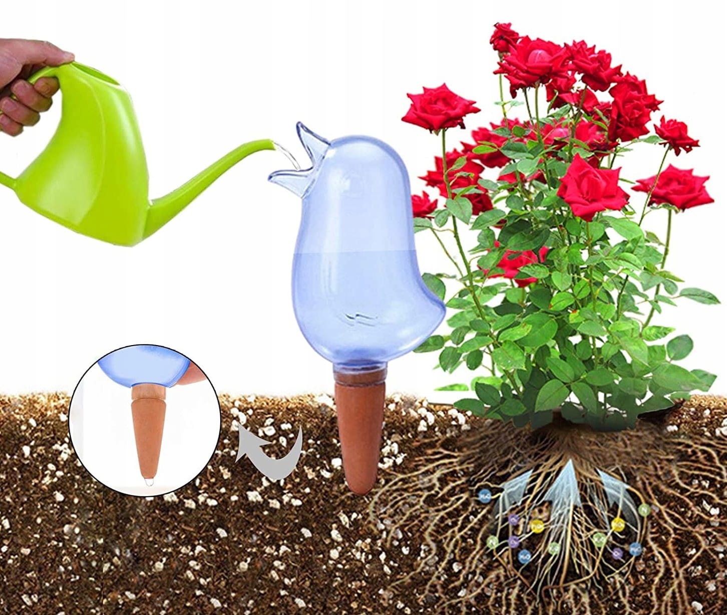 image-544.jpeg Nawadniacz Do Kwiatów Roślin Nawadnianie Doniczek Automatyczne Podlewanie