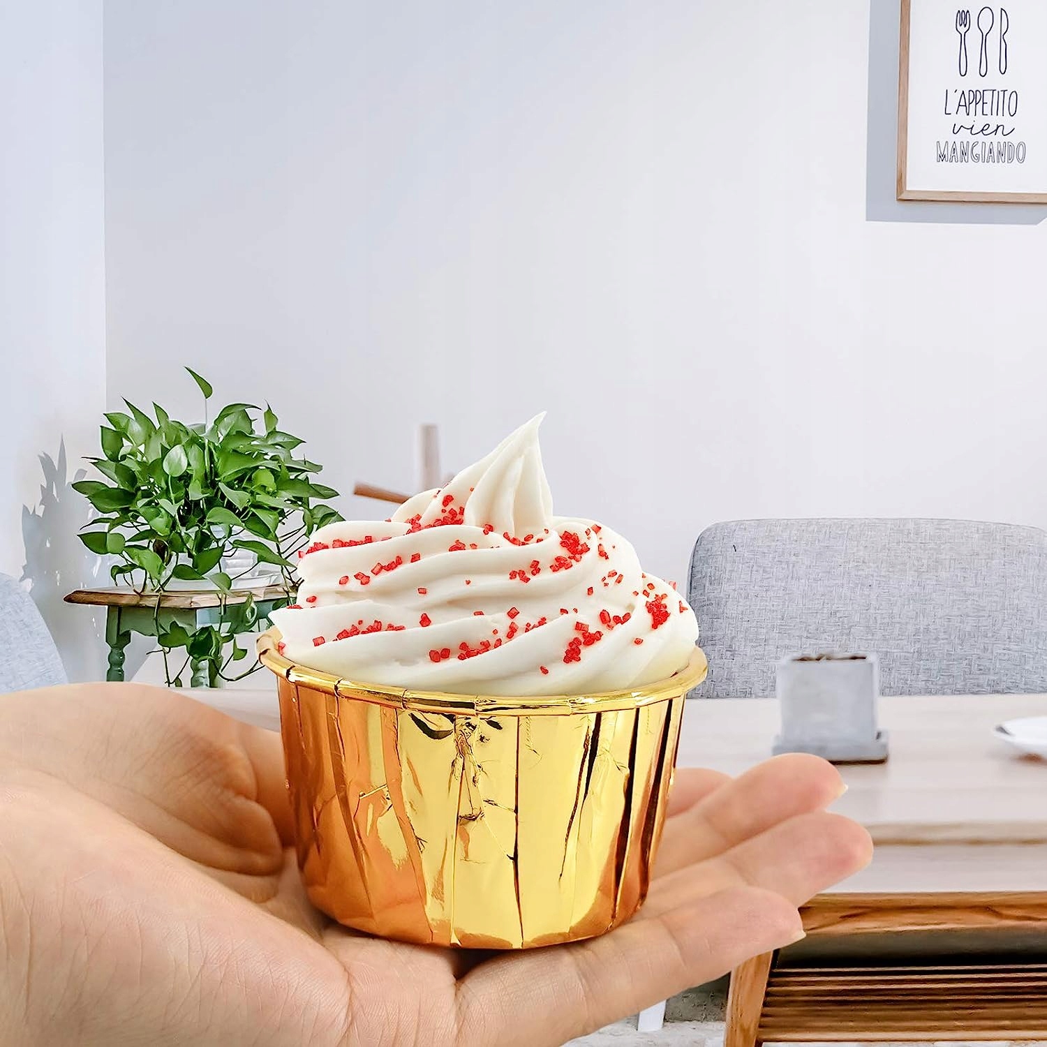 Papilotki Na Muffinki Złote Foremki Kubeczki Do Muffinek Babeczek 50 Sztuk