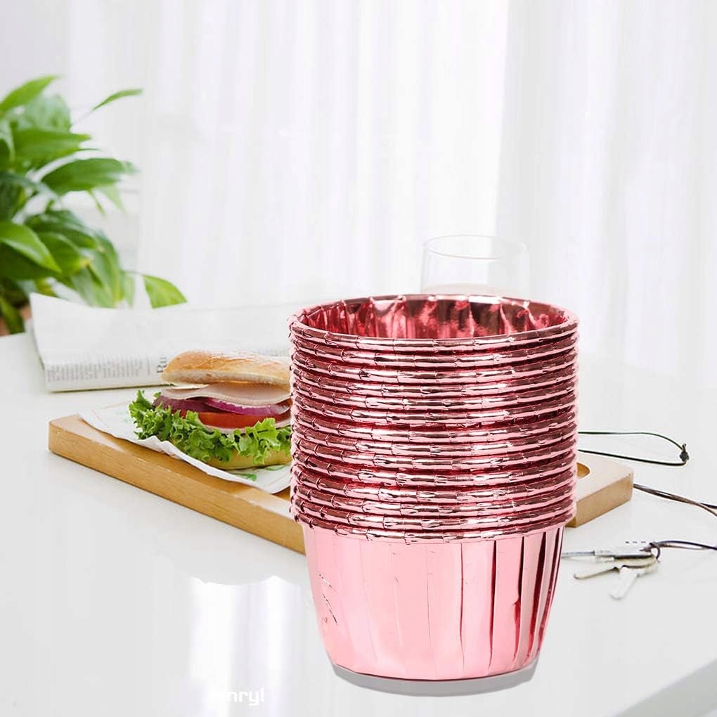 Papilotki Do Muffinek Złote 50x40 Kubeczki Foremki Na Babeczki Złoty 50szt